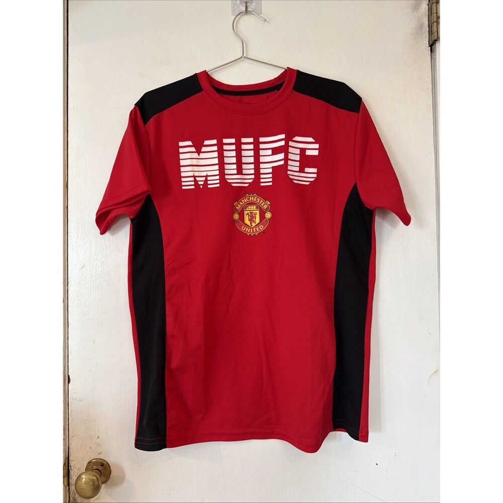 Manchester United MUFC Soccer Jersey Red Shirt Official Merchandise | Mens Large